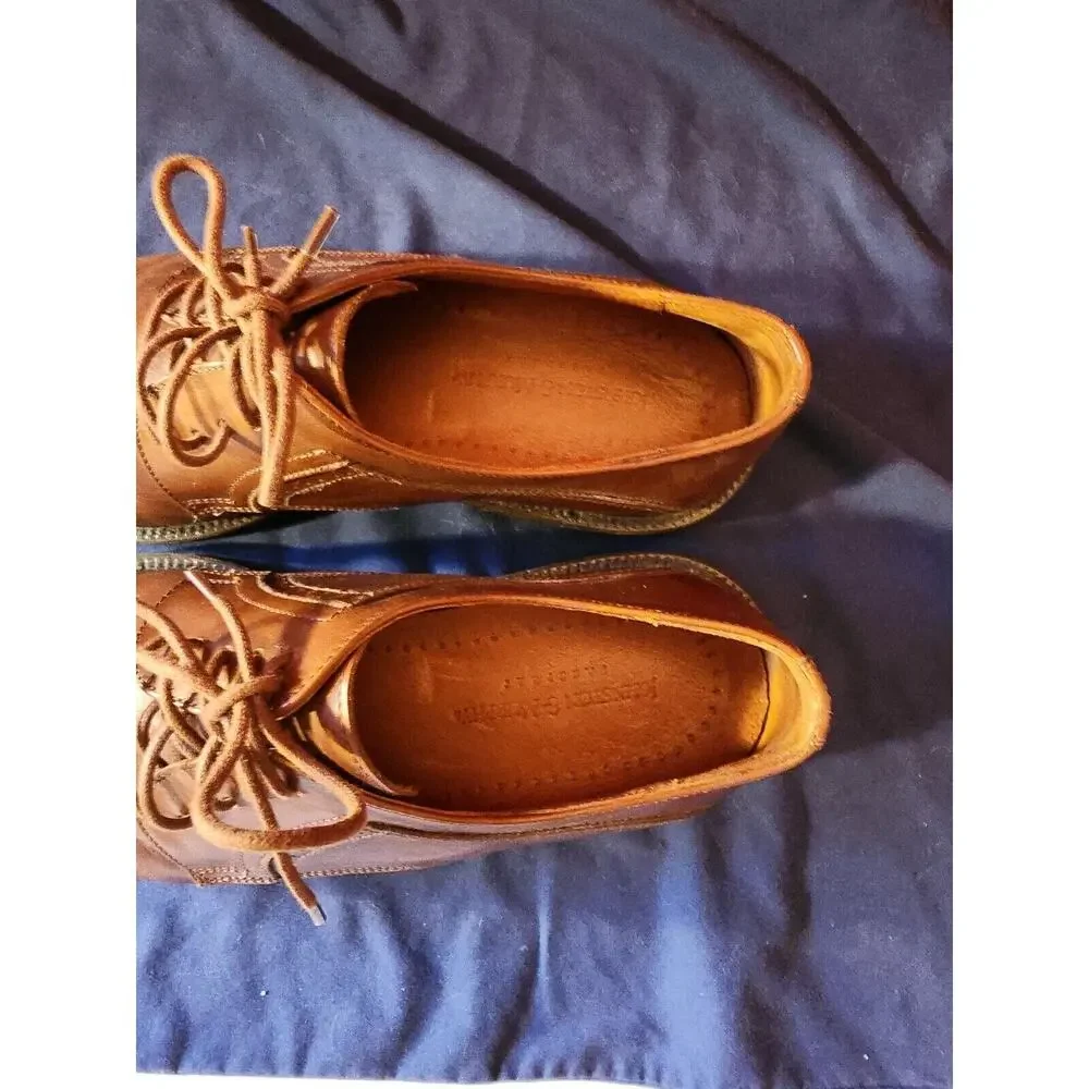 Johnston & Murphy Passport Mens Oxfords Size 9 M Brown Leather 20-1350 Shoes